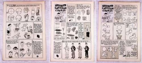 Treasure Chest Cartoon Courses by Milt Hammer (3) | Goldfinch Auctions