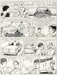 Arthur Piroton Jess Long, L‘inconnue de Montreal #18 Story Page 16 Original Art (Dupuis, 1993)....