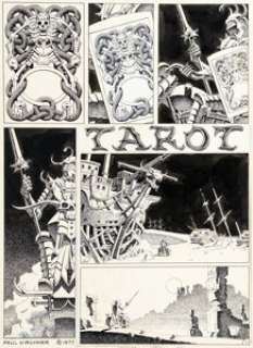 Kirchner, Paul - Paul Kirchner Heavy Metal Magazine Vol 2 #8 "Tarot" Complete 13-Page Story Original Art (HM Communications, 1978).... (Total: 13 Original Art)