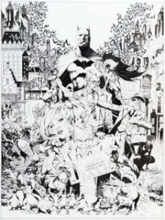 Jean, Anthony | Anthony Jean Batman Escape Games Official Poster Cover Original Art (DC/Warner Bros. Discovery/Batman Escape Games... | Heritage