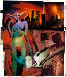 McKean, Dave - Dave McKean Black Orchid #12 Cover Original Art (DC, 1994)....