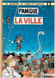 Bruno Marchand Panique Sur La Ville Tribute to Franquin Illustration Original Art (2006)....