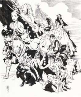 Ted Naifeh Courtney Crumrin, The Final Spell #6 Illustration Original Art (2013). ...