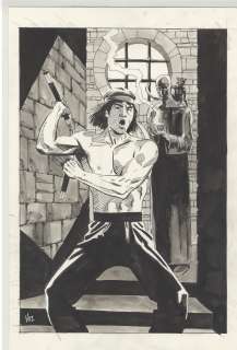 Mike Vosburg - Shang Chi & Fu Manchu Original Comic Art (2 pieces)