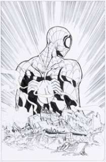 Humberto Ramos - The Amazing Spider-Man #18 Cover Original Art (Marvel, 2015)....