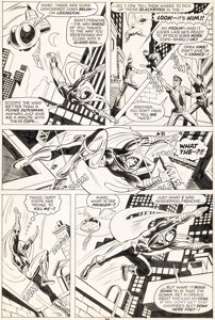 Don Perlin - Marvel Spotlight #28 Moon Knight Story Page 9 Original Art (Marvel, 1976)....