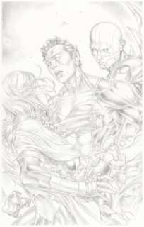 Mike Choi - X-Force #26 Death of Nightcrawler Complete 24-Page Story Original Art (Marvel, 2010).... (Total: 24 Items)
