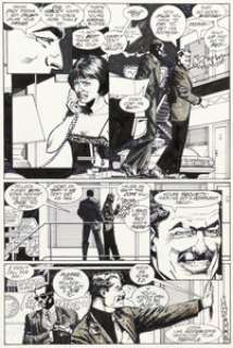 Howard Chaykin - Black Kiss #2 Story Page 2 Original Art (Vortex, 1988).