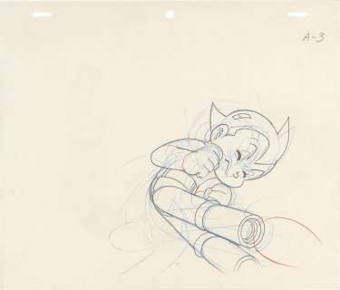 Osamu Tezuka’s Hand-Drawn Anime Genga "Astro Boy (Tetsuwan Atom)" | Mandarake (Big Web)