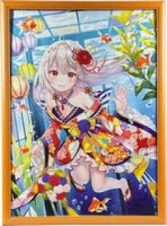 Shark fin Color Reproduction Illustration "Love through the tank" | Mandarake (Big Web)