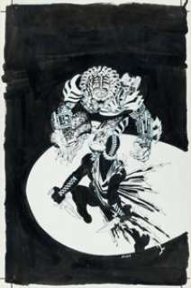 Frank Miller - Comics‘ Greatest World: X #18 Predator Cover Original Art (Dark Horse, 1995).