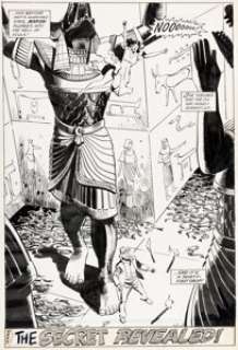 John Buscema and Klaus Janson - Marvel Super Special #18 Indiana Jones - Raiders of the Lost Ark Movie Adaptation Splash Page 42 Original Art (Marvel, 1981).