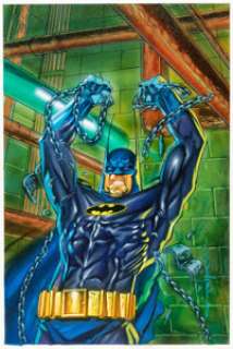 Brian Stelfreeze - Batman: Shadow of the Bat #4 Cover Original Art (DC, 1992).