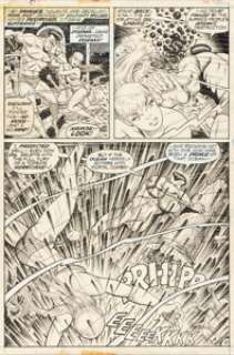 Bill Everett Sub-Mariner #51 Story Page 10 Original Art (Marvel, 1972). | Heritage