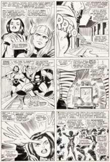 Jack Kirby and Vince Colletta Thor #139 Story Page 2 Original Art (Marvel, 1967). | Heritage