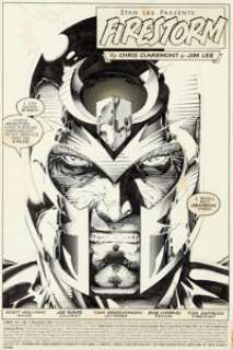 Jim Lee and Scott Williams X-Men #2 Magneto Splash Page 1 Original Art (Marvel, 1991). | Heritage