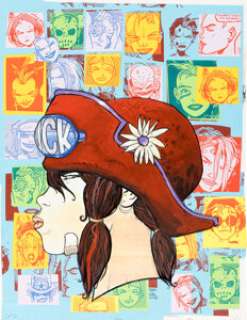 Jamie Hewlett Deadline Magazine #33 Tank Girl Cover Painting Original Art (Deadline Publications, 1991).