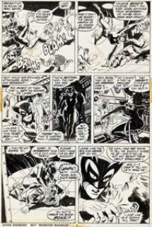 Marie Severin and Wallace Wood The Cat #1 Story Page 5 Original Art (Marvel, 1972). | Heritage