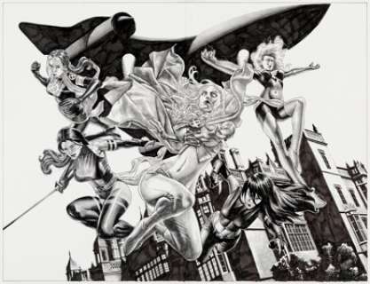 Mico Suayan - Women of the X-Men Illustration Original Art (2013).