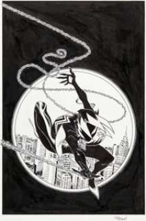 Ed McGuinness Spider-Gwen #25 Variant Cover Original Art (Marvel, 2017).
