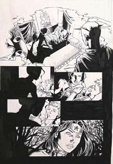 David Finch - Size: 41 X 27 Cm. | Wonder Woman #49 p.12 - David Finch - Wonder Woman Page - Great headshot! - Exemplaire unique - (2016) | Catawiki