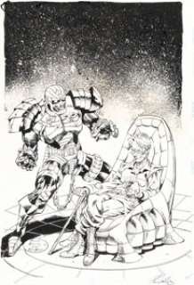 Prentis Rollins Hardware #46 Cover Original Art (DC/Milestone, 1996).