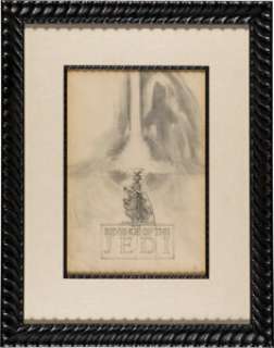 Revenge of the Jedi (TCF, 1983) Poster Art Concept Sketch by John Alvin. | Heritage