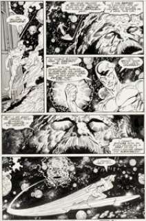 Ron Lim and Tom Christopher Silver Surfer #22 Story Page 21 Original Art (Marvel, 1989).