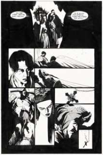 Mike Mignola and John Nyberg Bram Stoker‘s Dracula #1 Story Page 24 Original Art (Topps, 1992).