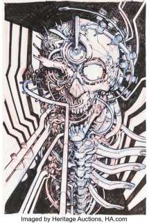 Eric Canete Cyborg #15 Cover Original Art (DC, 2017).