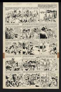 Le Rallic, Étienne | Le Rallic, Étienne - Planche originale - Horn du West - (années 1960) | Catawiki