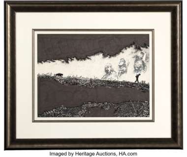 Richard Corben - "Vic and Blood: The Chronicles of a Boy and His Dog" #2 Wraparound Cover Original Art (Mad Dog Graphics, 1988).