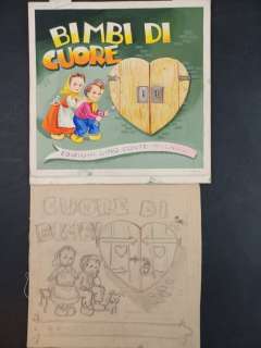 Galbiati, Giacinto | Galbiati, Giacinto - 12x tavole all’acquerello "Libro con animazioni" | Catawiki