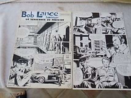 Bernasconi, Luciano | Bernasconi, Luciano - 51x Planche originale - Histoire complète - Bob Lance 10 - La Vengeance du magicien - (1971) | Catawiki