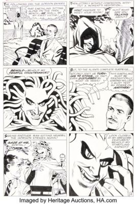 Larry Lieber and Paul Reinman Journey Into Mystery #96 "Call Her...Medusa!" Story 4 Page Original Art (Marvel, 1963). | Heritage