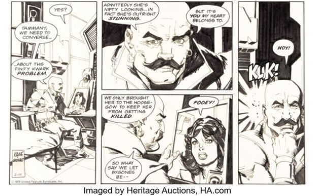 Gil Kane Star Hawks Daily Comic Strip Original Art dated 2-10-79 (United Feature Syndicate, 1979). | Heritage