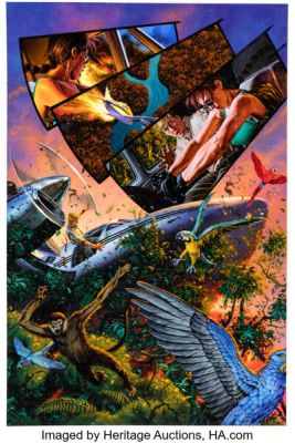 Joe Jusko Tomb Raider: The Greatest Treasure of All #1 Story Page 10 Original Art (Image/Top Cow, 2005). | Heritage