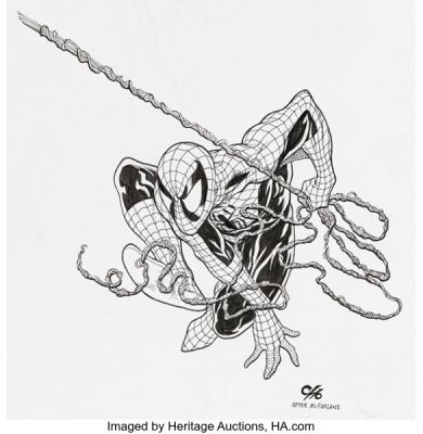 Frank Cho Dark Reign: The List - Amazing Spider-Man #1 Variant Cover Original Art (Marvel 2010).