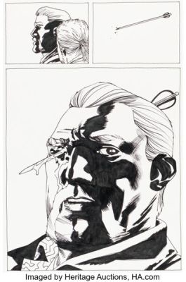 Charlie Adlard The Walking Dead #98 Story Page 2 Original Art (Image, 2012).