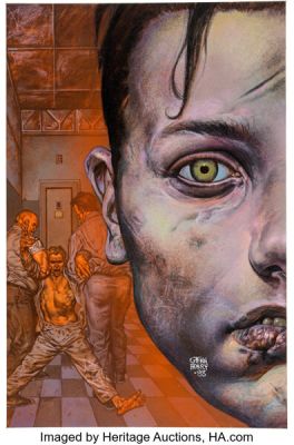 Glenn Fabry Hellblazer #130 Cover Original Art (DC/Vertigo, 1998).