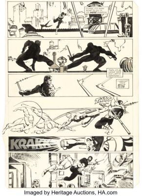 Frank Miller and Klaus Janson Daredevil #181 Bullseye Story Page 35 Original Art (Marvel, 1982). | Heritage