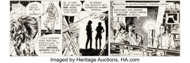 Al Williamson Star Wars Daily Comic Strip Original Art dated 5-5-81 (LA Times Syndicate, 1981). | Heritage