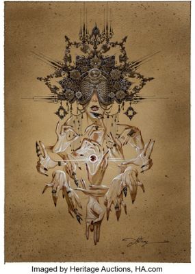 Anthony Jean - I See You Illustration Original Art (2024).