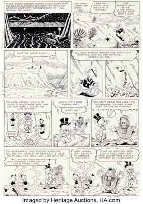 Don Rosa The Last Lord of Eldorado Story Page 21 Original Art (Anders And & Co., 1998). | Heritage