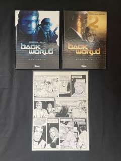 Rollin, Lucien | Rollin, Lucien - Planche originale + album T1 + T2 - Back World T1 - Niveau 1 - (2007) | Catawiki