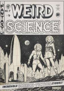 Al Feldstein - Weird Science #7 Cover Original Art (EC, 1951). This masterpiece has all of the hallmarks that an EC - | Heritage