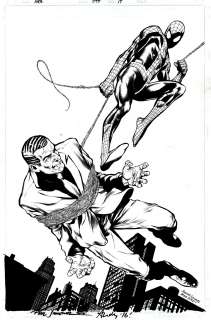 Andy Lanning, Phil Jimenez | Amazing Spider-Man #595 Splash (Awesome Asm #39 Cover Homage!) 2009 | Romitaman