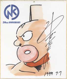 Yudetamago (Yoshinori Nakai) hand-drawn color shikishi (medium size) "Kinnikuman" | Mandarake (Big Web)