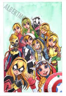 Chrissie Zullo - spidergwen: gwenverse page variant cover