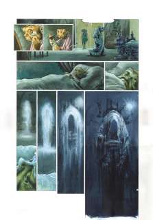 Jean-Baptiste ANDREAE - Planche originale 45 d‘AZIMUT tome 1 Les aventuriers du temps perdu